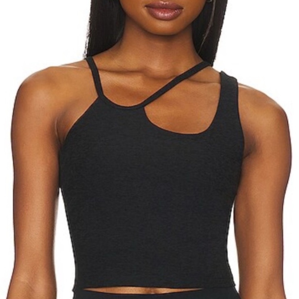 Beyond Yoga Shapeshift Black Cropped Tank